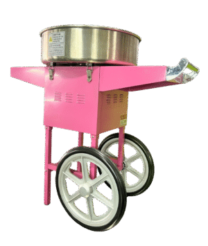 Máquina de algodón de azúcar con carrito