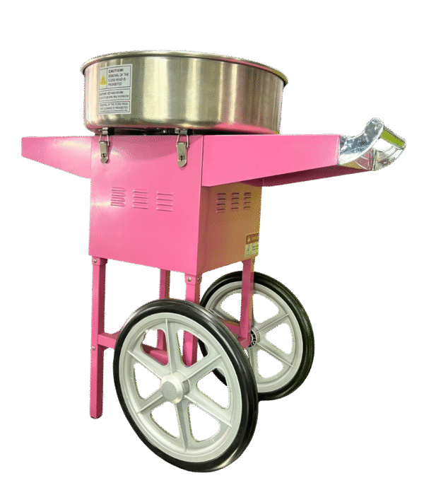 Máquina de algodón de azúcar con carrito