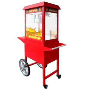 Crispetera Con Carro 8 Onzas Para Uso Comercial