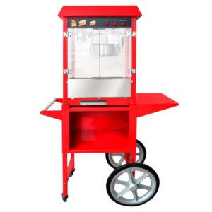 Crispetera Con Carro 8 Onzas Para Uso Comercial