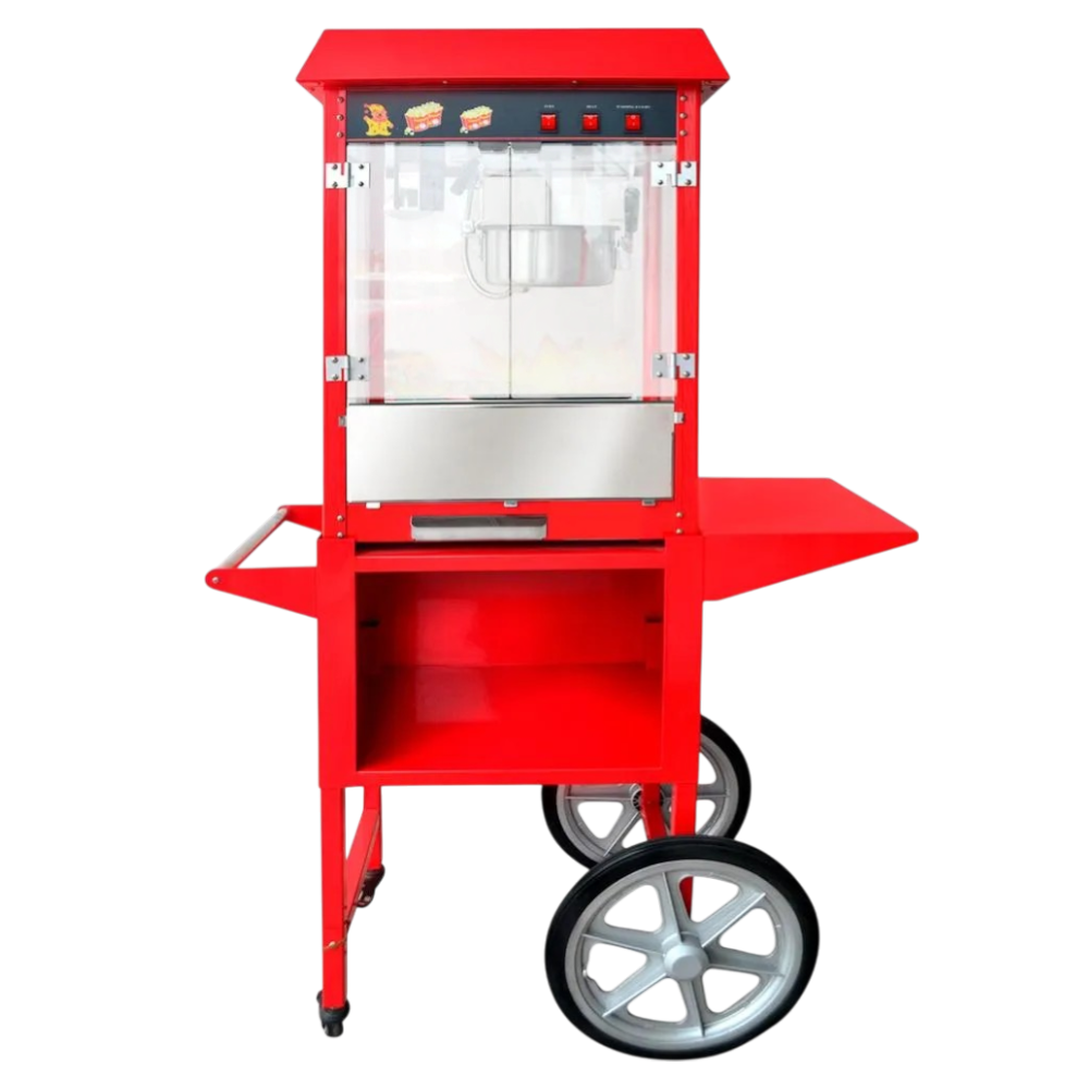 Crispetera Con Carro 8 Onzas Para Uso Comercial - Image 2