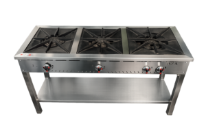 Estufa de lujo de 3 puestos