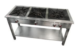 Estufa de lujo de 3 puestos