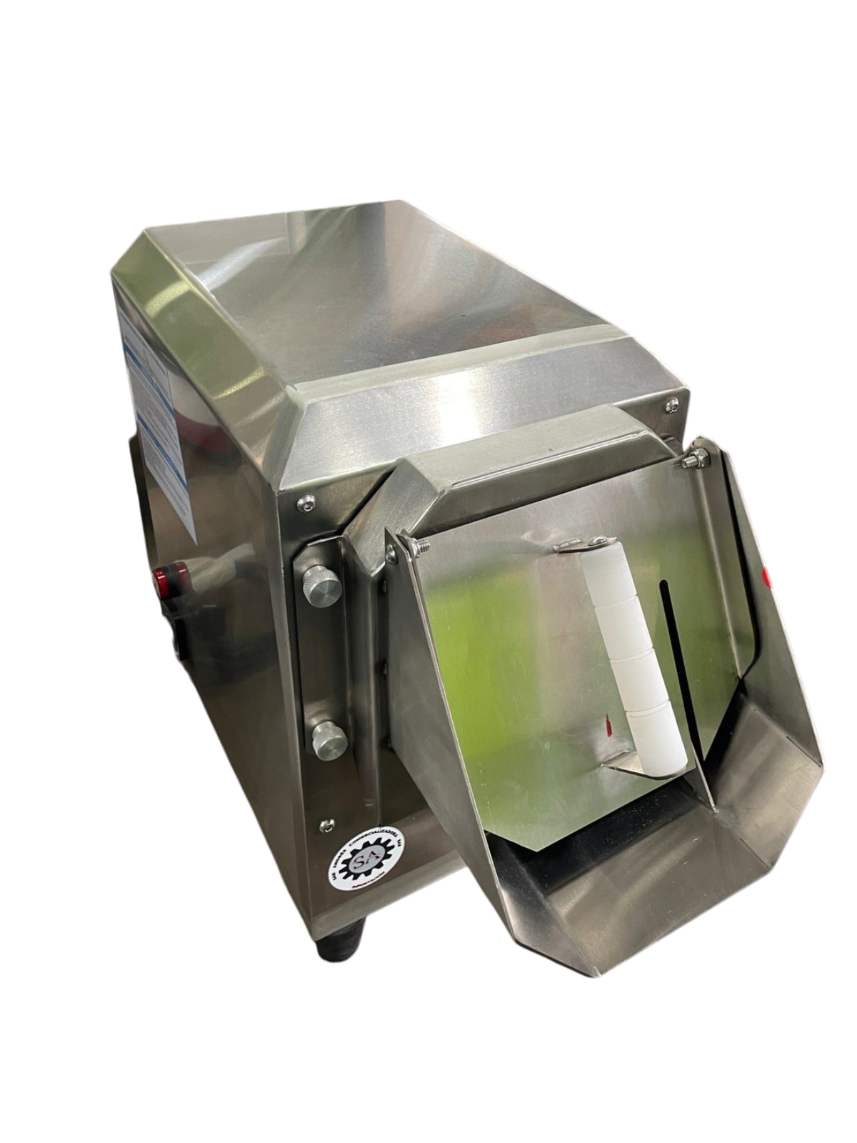 rallador eléctrico industrial de queso y coco en acero inoxidable