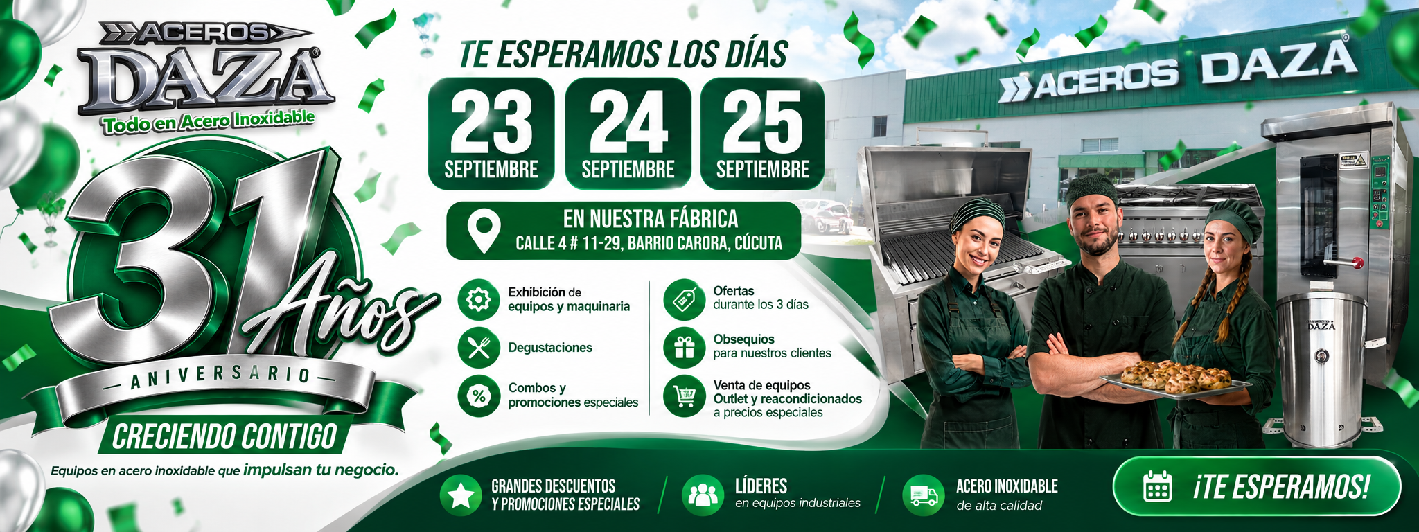 Promoción especial Aceros Daza